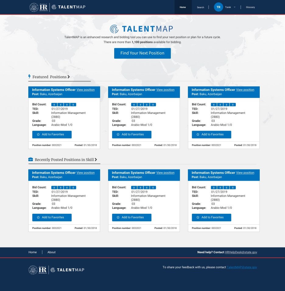 Homepage - New State UI - v2